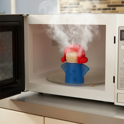 Angry Mama limpiando con vapor