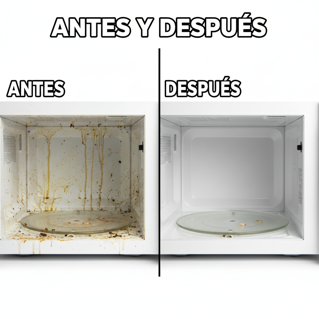 Antes y Después - Microondas