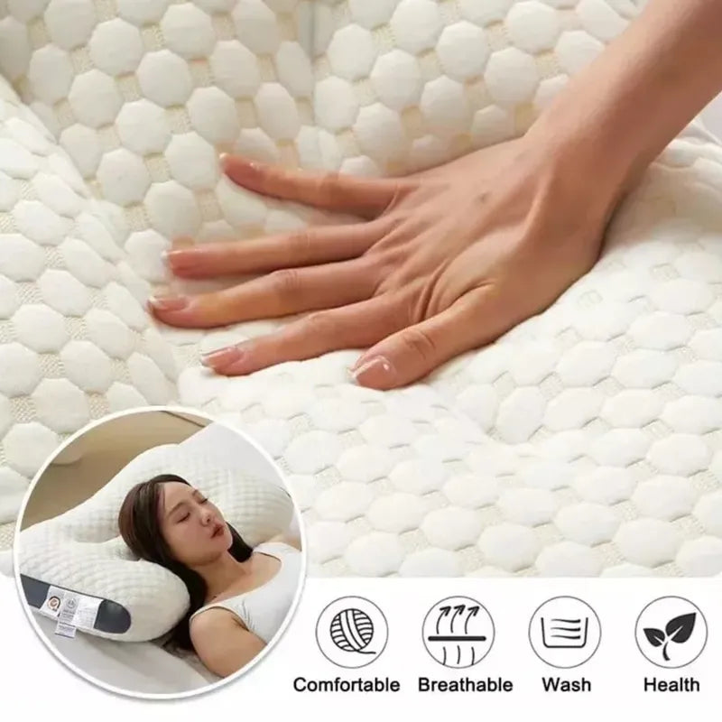 Sueño profundo · Alineación cervical · Máxima comodidad - SleepAlign Comfort™